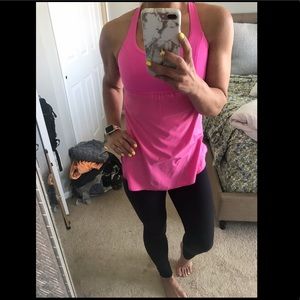 Lululemon size 6 pink bra top
